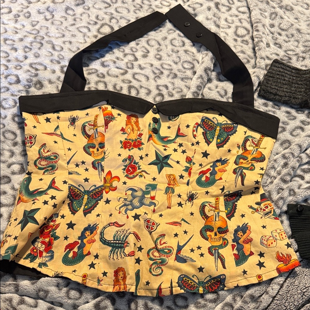 Flash Print Halter Top